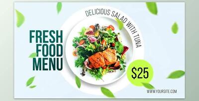 Fresh Food Menu - Online Delivery (Motionarray 901100) - AE Project