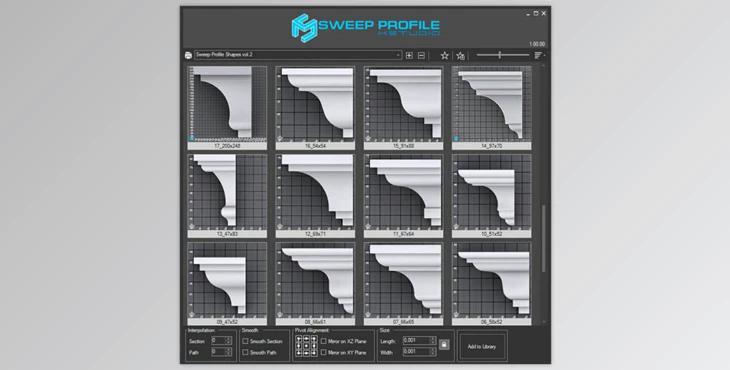 3D-kstudio Sweep Profile PRO 1.01.17 FOR 3DS MAX