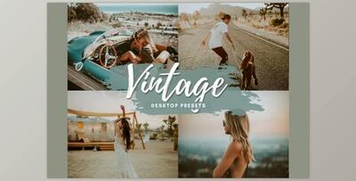 VINTAGE Desktop Lightroom Presets CreativeMarket-5712583 (XMP, LRTEMPLATE)