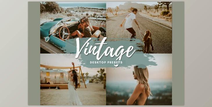 VINTAGE Desktop Lightroom Presets CreativeMarket-5712583 (XMP, LRTEMPLATE)