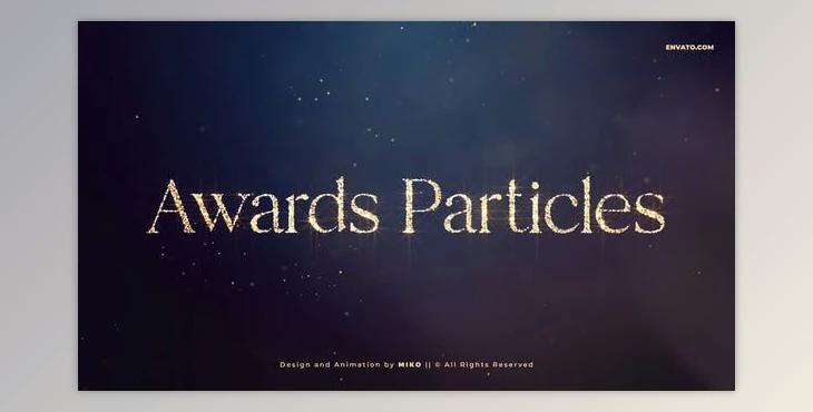 Particles Awards Titles (Videohive 39235951) - AE Project