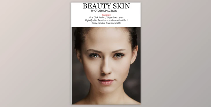 Beauty Skin Photoshop Action 20571575