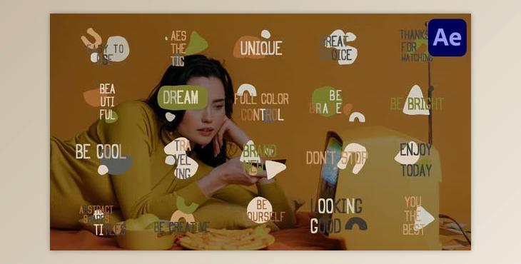 Abstract Shapes Titles for After Effects (Videohive 45707426) - AE Project