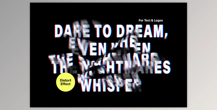 Distorted Glitch Text Effect - 91904813