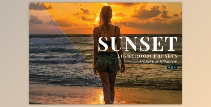 Sunset Mobile and Desktop Lightroom Presets by Laksmitagraphics