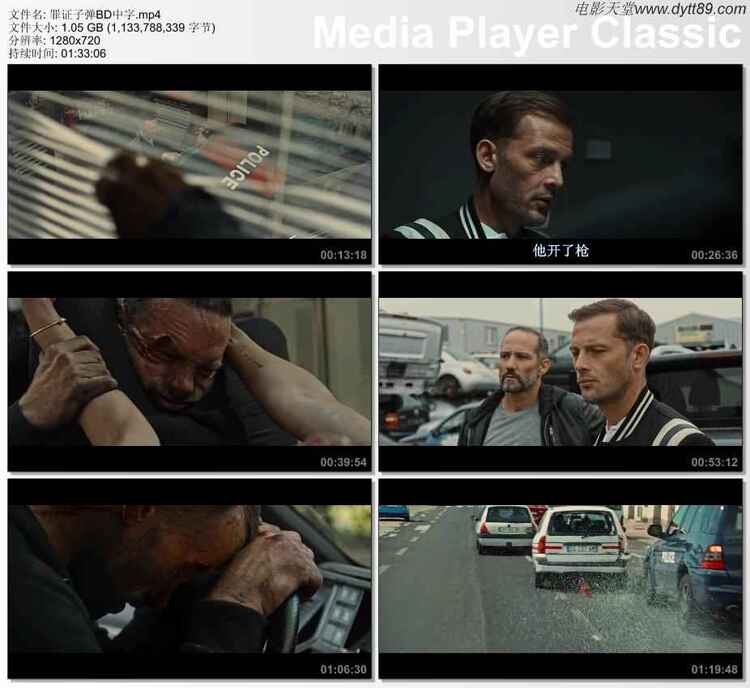 2020年法国动作片《罪证子弹》BD中字