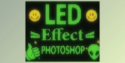 LED Effect Photoshop - 45506087