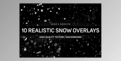 10 Realistic Snow Overlays - F2E6RAK