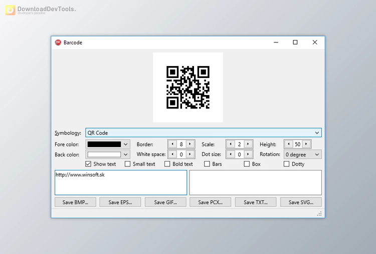 Winsoft Barcode for FireMonkey v8.7 for Delphi & CB XE2-12 Athens Full Source