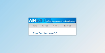 Winsoft ComPort for macOS v2.8 for Delphi 10.3-12 Athens Full Source