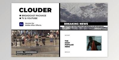 Clouder - Broadcast Package (Videohive 24734483) - AE Project