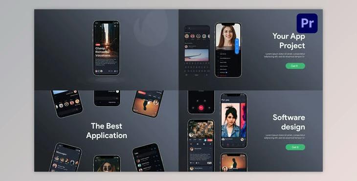 Mobile App Promotion Mogrt 146 (Videohive 34110295)