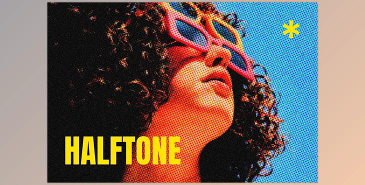 Comic Halftone Photo Effect - 91892173