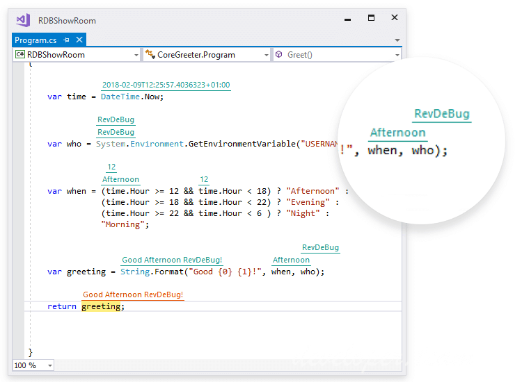 RevDeBug 4.8.3.2867 – Record and Replay for .NET