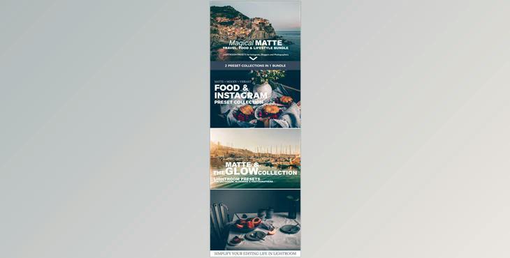 Magical MATTE Lightroom Presets CreativeMarket-2082600 (XMP, DNG, LRTEMPLATE, DOC, JPG)