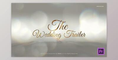 Wedding Trailer (VideoHive 37547043) - PR Project