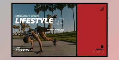 Lifestyle Instagram Post & Stories B78 (Videohive 32634208) - AE Project