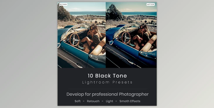 Black Tone Lightroom Presets GraphicRiver - 36347241