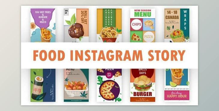 Food Instagram Story Template (Videohive 35758267) - AE Project