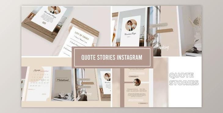 Quote Instagram Stories (Videohive 29697548) - AE Project