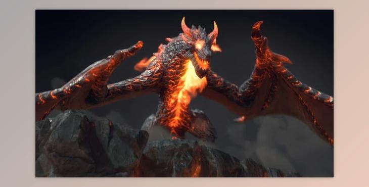 Fire Dragon Intro (Videohive 31993701) - AE Project