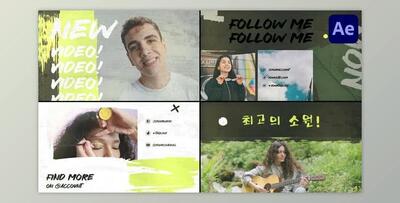 Brush End Screens for After Effects (Videohive 53533010) - AE Project