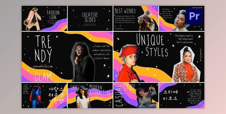 Colorful Creative Slides for Premiere Pro (Videohive 53436084)