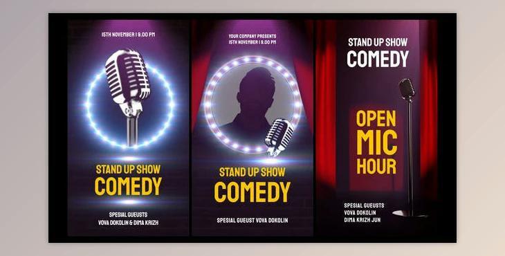 Stand Up Comedy Stories Pack (Videohive 39543568) - AE Project