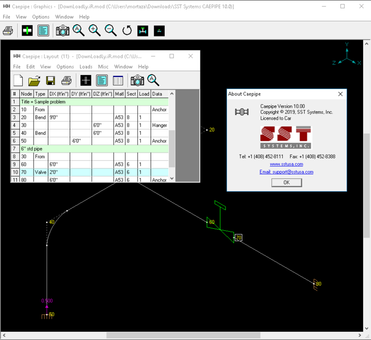 SST Systems CAEPIPE 12.0 + CAEPIPE 3D+ 10.10