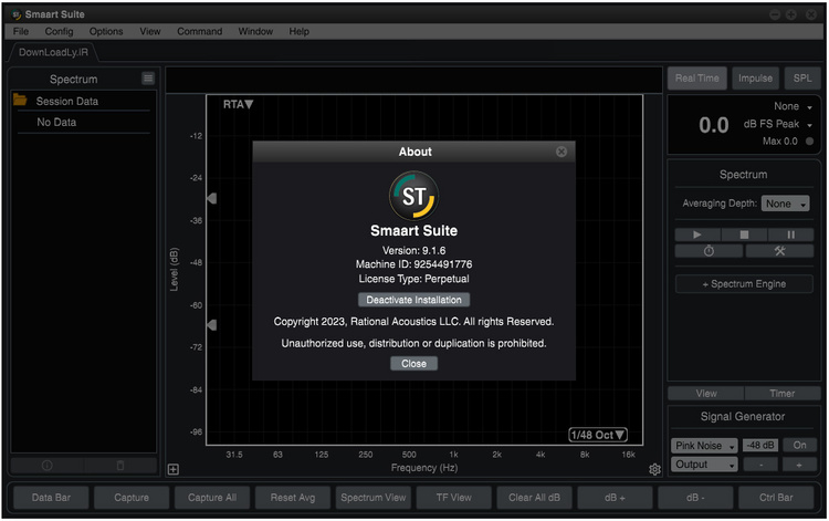 Rational Acoustics Smaart Suite 9.1.6