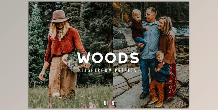 7 WOODS FOREST LIGHTROOM PRESETS CreativeMarket-5780781 (DNG, XMP, LRTEMPLATE)