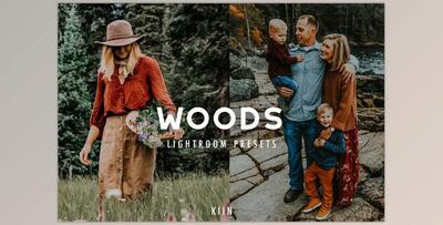 7 WOODS FOREST LIGHTROOM PRESETS CreativeMarket-5780781 (DNG, XMP, LRTEMPLATE)