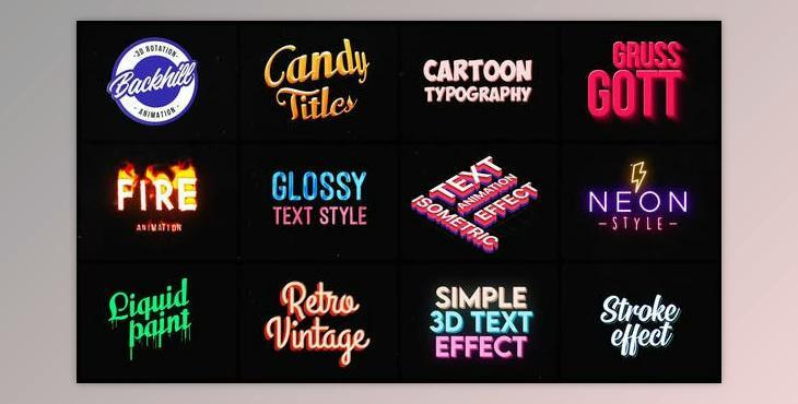 Animated Motion Titles (Videohive 36319220) - AE Project