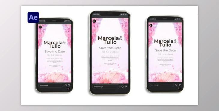 Wedding Invitation Instagram (VideoHive 45743430) - AE Project