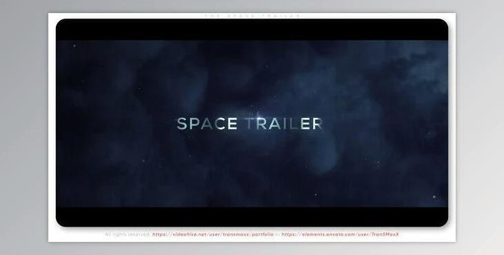 The Space Trailer (Videohive 39951800) - AE Project