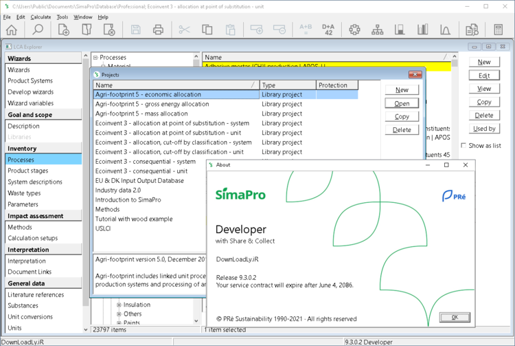 SimaPro Craft 10.1