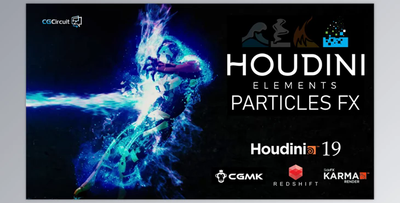 CGCircuit – Houdini Elements – Particles FX