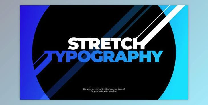 Stretch Typography (Videohive 27034802) - AE Project