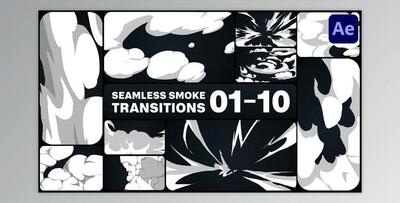 Seamless Smoke Transitions for After Effects (Videohive 46175844) - AE Project