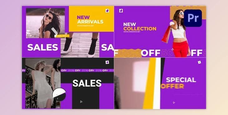 Poster Animation – Colorful Fashion Sale Mogrt (VideoHive 37840242)