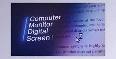 Computer Monitor Digital Screen (Videohive 42940497) - AE Project