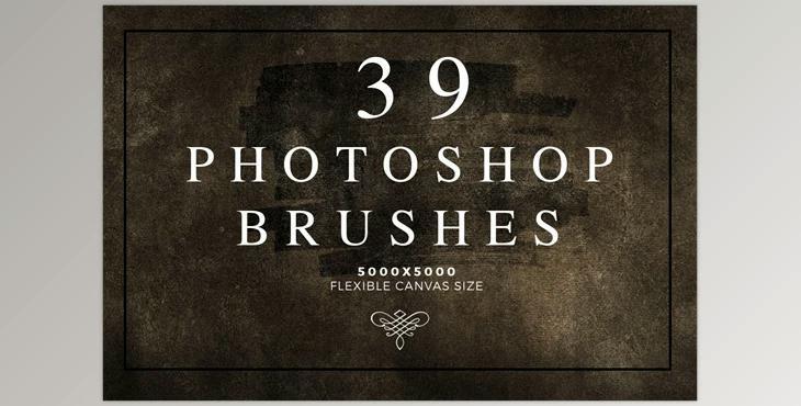 Vintage Collection – 39 Photoshop Brushes