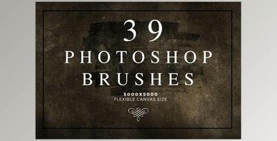Vintage Collection – 39 Photoshop Brushes