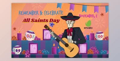 Day of the Dead, All Saints Day Opener (Videohive 34442870) - PR Project