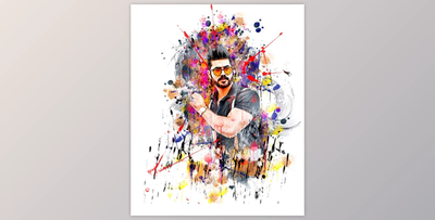 Artistic Vector Paint PS Action CreativeMarket - 7219929