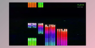 Retro VHS Glitch Titles (Videohive 49000468) - AE Project