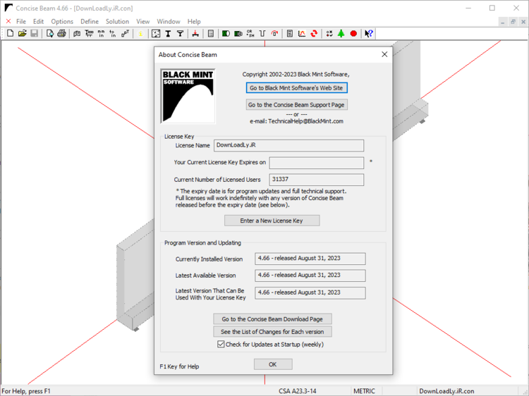 Concise Beam 4.66m revision 1