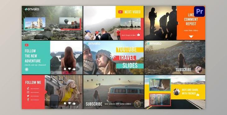 Social Media Travel Scenes for Premiere Pro (Videohive 53402047)