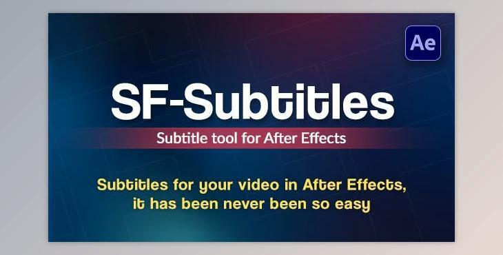 SF - SUBTITLES v2.6.1 (Videohive 23457179)