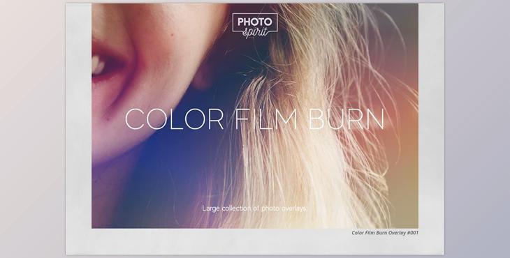 Color Film Burn Overlays CreativeMarket - 7079448